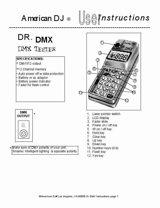 American DJ DJ Equipment Dr  DMX-page_pdf